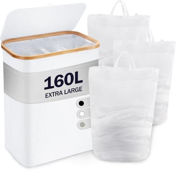 Wasmand Wit - 3 compartimenten | 24% Korting | Nieuw, Ophalen of Verzenden, Zo goed als nieuw, Wit, Overige typen