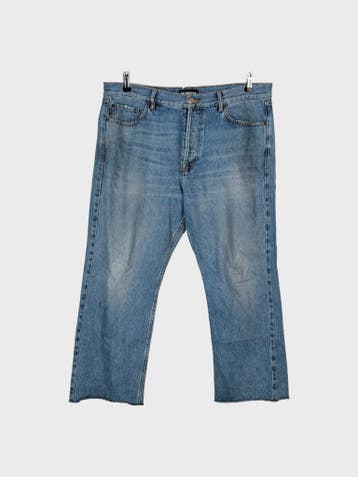 Balenciaga Jeans Heren maat W34 / L30 Lichtblauw, Blauw, Ophalen of Verzenden, Zo goed als nieuw, W33 - W34 (confectie 48/50)