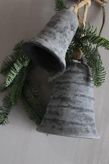 Brynxz set kerstklokken Stone black 22 cm, Ophalen of Verzenden, Nieuw