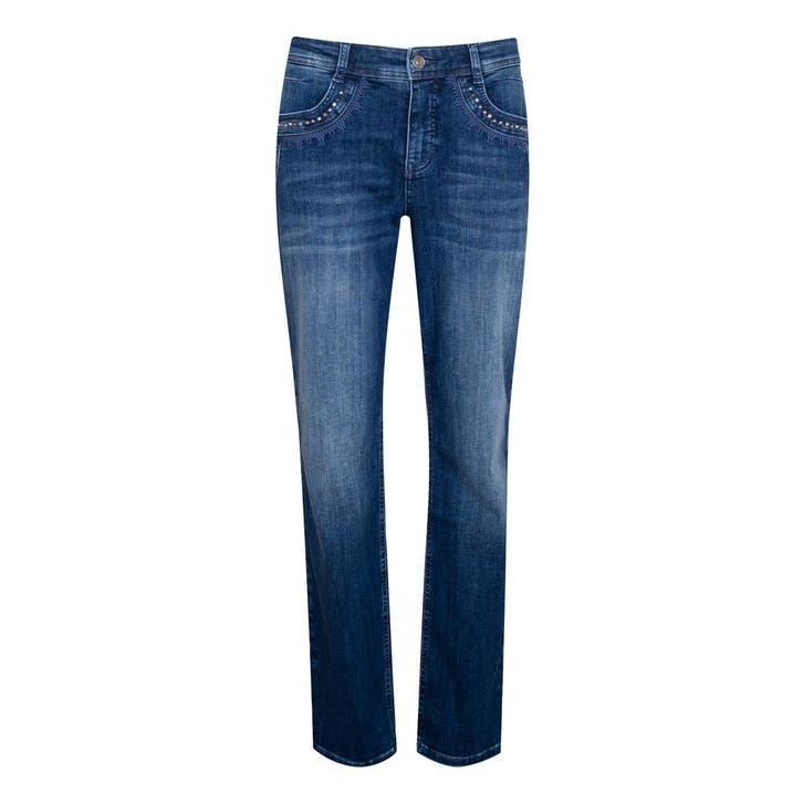 MAC • blauwe Sue fashion jeans • 36, Kleding | Dames, Spijkerbroeken en Jeans, Blauw, Nieuw, Verzenden