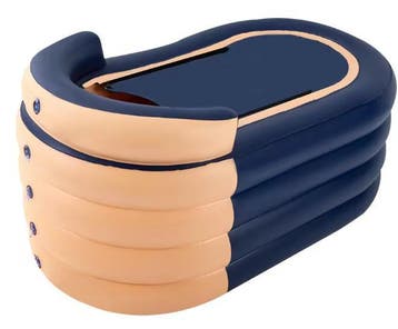 Draagbaar Compact Zwembad 100kg, draadloze pompen rugleuning, Verzenden, Nieuw