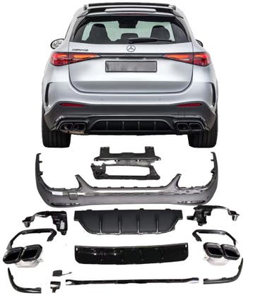 Diffuser | Mercedes GLC X254 | 2022+ | 63AMG look | inclusie, Verzenden, Nieuw, Mercedes-Benz