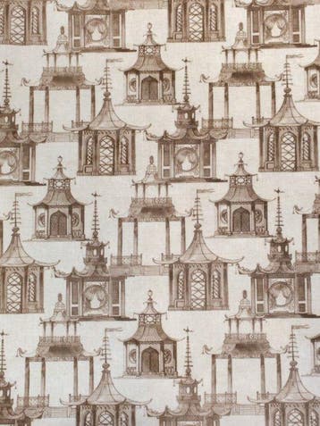PAGODE DORIENTE 5,90 x 1,40 meter - Elegant Fluweel in