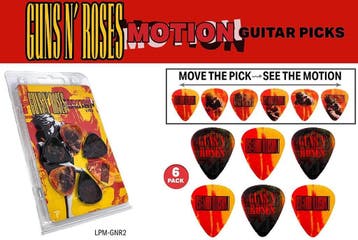 Guns N' Roses 6-pack Medium plectrum officiële merchandise, Verzamelen, Muziek, Artiesten en Beroemdheden, Ophalen of Verzenden