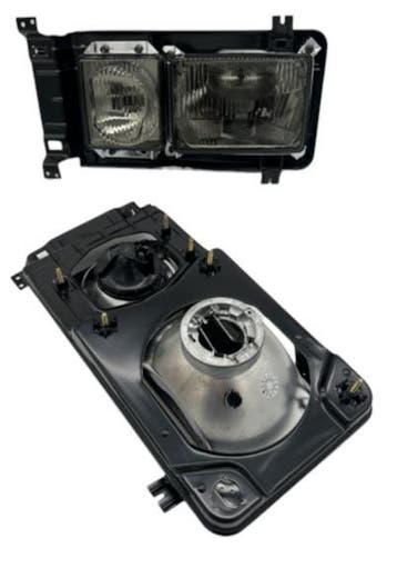 Vierkante Smoke Koplampen OE Lens VW Transporter T3 CS239, Auto-onderdelen, Nieuw, Volkswagen