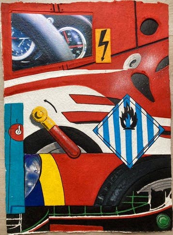 Peter Klasen (1935) - Ferrari