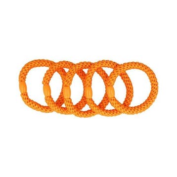 Haarelastieken Basic - Hair Tie - Oranje - Set van 5, Nieuw