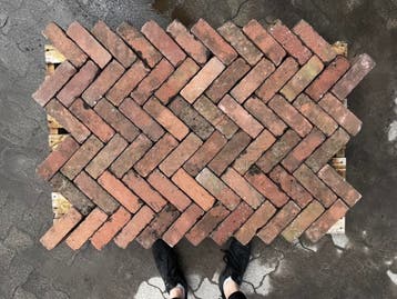 Oude gebakken dikformaten Ulft (op pallets)..., Ophalen of Verzenden, Gebruikt, Klinkers