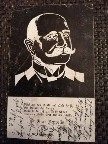 Zeppelin 26 postkaarten - Wereldoorlog 1 - Ansichtkaart (26), Verzamelen, Gelopen
