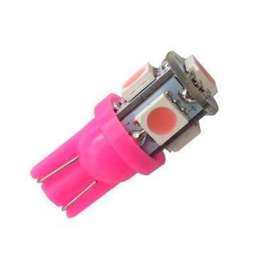 T10 - ROZE - 5 LED - 12V - 5050 SMD, Hobby en Vrije tijd, Ophalen of Verzenden, Nieuw