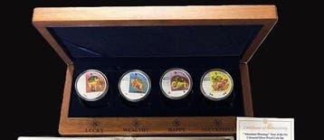Malawi. 20 Kwacha 2009 Year of the Ox (4 coins)
