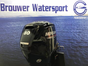 Mercury 80 pk buitenboordmotor, Viertaktmotor, Ophalen of Verzenden, Zo goed als nieuw, 30 pk of meer