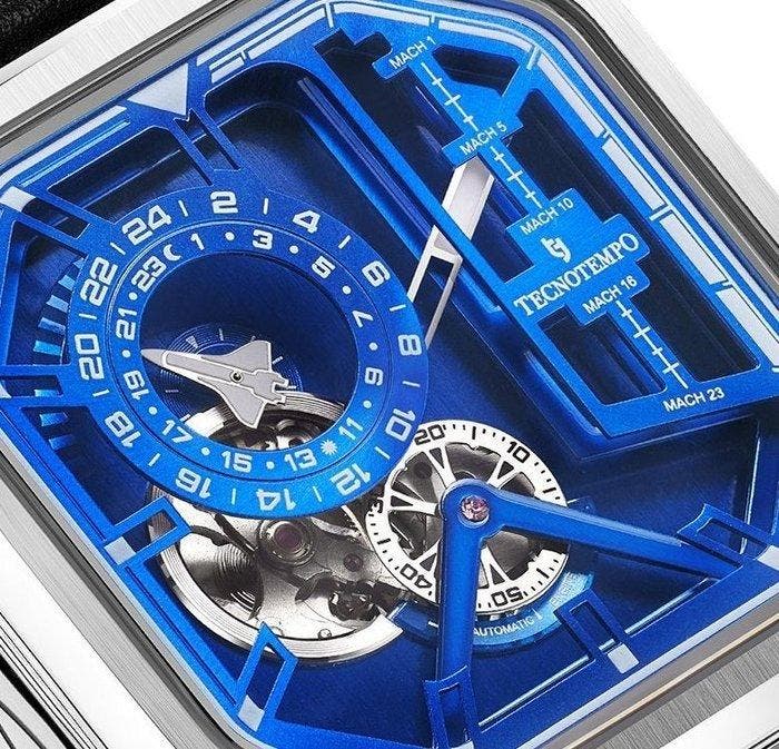 Tecnotempo - Dynamic Shuttle Automatic Engine - - TT.SH.BL, Sieraden, Tassen en Uiterlijk, Horloges | Heren