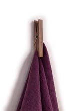 Extra grote wasknijper van walnoothout (wandhanger, maat 2:, Ophalen of Verzenden, Nieuw