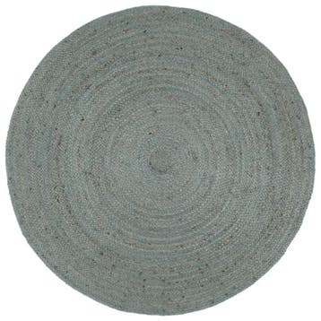 Rond Vloerkleed 210cm Jute | Natuurlijk | Laatste Stuk!, Gebruikt, Rond, 200 cm of meer, Natuurlijk