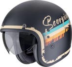 Scorpion Belfast Evo Adonis Zwart Beige Jethelm, Motoren, Jethelm, Nieuw met kaartje, Overige merken, Heren