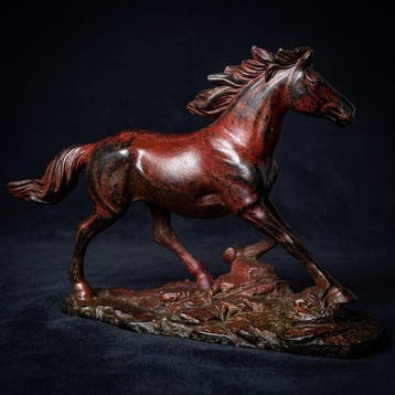 Beeld, Paard - 14.5 cm - Brons