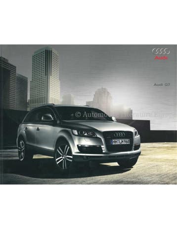 2007 AUDI Q7 BROCHURE DUITS, Nieuw, Audi, Author
