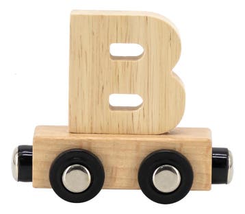 Tryco Houten Naturel Lettertrein - Letter B, Verzenden, Nieuw