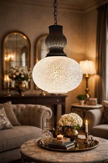 Lamp - Glas - Art Deco
