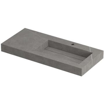 INK Pitch Wastafel Keramische Slab Rechts met Drain en Front, Ophalen of Verzenden, Nieuw