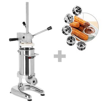 GGM Gastro | Churrosmachine - 3L - incl. 5 opzetstukken |, Verzenden, Nieuw in verpakking