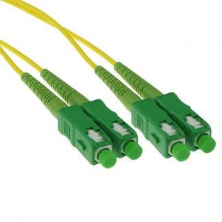 Glasvezelkabel OS2 - SC/SC - 1 meter (Duplex, 9/125m, APC), Computers en Software, Pc- en Netwerkkabels, Verzenden, Nieuw