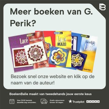 Lace nieuwe toepassingen / Hobby Mee 9789058771230 G. Perik, Verzenden, Gelezen, G. Perik