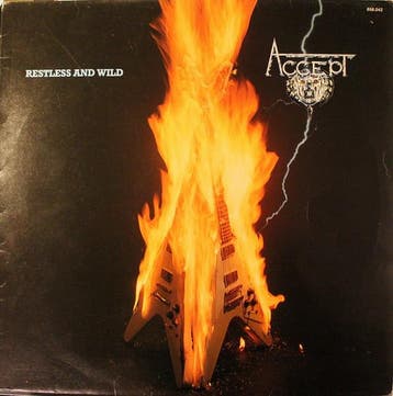 Accept - Restless And Wild (LP 1982), Ophalen of Verzenden, Gebruikt