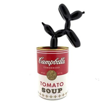 Koen Betjes (1992) - Balloon Dog (black) x Campbell’s Soup