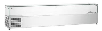Bartscher Opzetkoelvitrine GL3-2001 | 9x1/3 GN | 2000x450x43, Ophalen of Verzenden, Nieuw