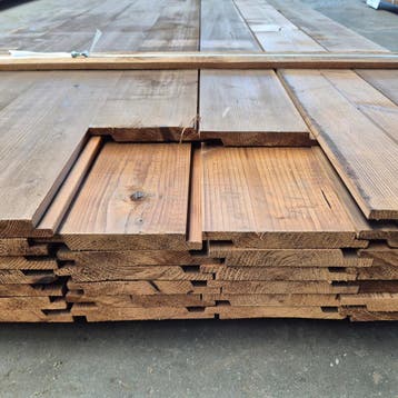 Thermo vuren channelsiding 3000x143-130x18mm, Ophalen of Verzenden, Nieuw