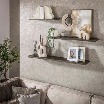 Fraaai Nowi wandschap set van 3 - brons antiek - Outlet A, Ophalen of Verzenden, Nieuw