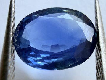 Blauw Saffier - 2.68 ct - Antwerp Laboratory for Gemstone, Sieraden, Tassen en Uiterlijk, Edelstenen, Nieuw