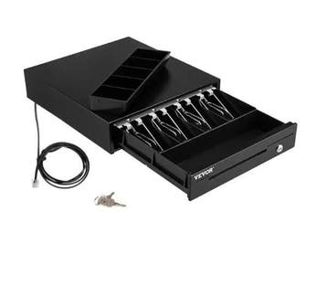 Kassalade 41 cm 12V – Staal, 5 Biljetvakken en 6 Muntvakken, Verzenden, Nieuw in verpakking