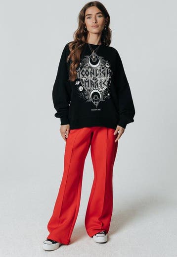 Colourful Rebel Jiby Uni Pintuck Straight Pants - M, Verzenden, Nieuw