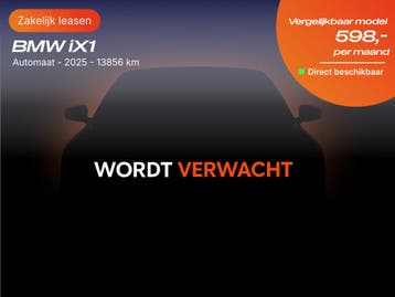 BMW iX1 | Zakelijk Leasen vanaf 441,- p/mnd, Nieuw, Financial lease, Lease, IX1