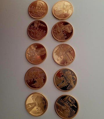 Juegos Olimpicos (1964-2000) - Colección Monedas Oro 22, Nieuw