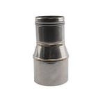 Koppelstuk Flexibel RVS 100 mm - 80 mm met siliconenring, Ophalen, Nieuw