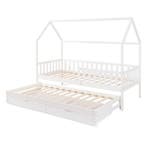 Kinderbed Aarghonmaa met uitschuifbed en opberglades 90x200, Verzenden, Nieuw