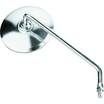 BikeMaster Round Mirror 10mm Left - Stainless, Ophalen of Verzenden