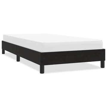 vidaXL Bedframe zonder matras 90x220 cm fluweel zwart, Huis en Inrichting, Eenpersoons, Verzenden, Zwart, Nieuw