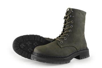 Bullboxer Veterboots in maat 40 Groen, Overige kleuren, Verzenden, Boots, Zo goed als nieuw