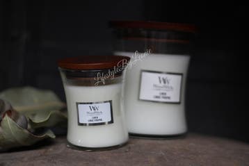 WoodWick Linen medium, Ophalen of Verzenden, Nieuw