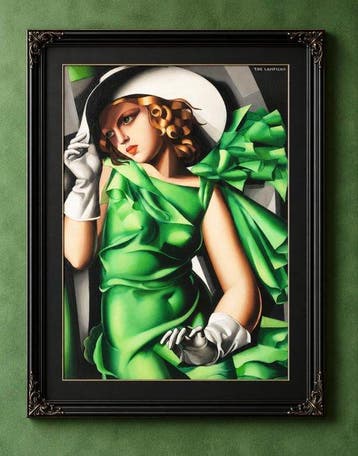 Tamara de Lempicka (1898-1980) (after) - Jeune fille en, Nieuw