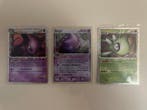 Pokémon - 3 Card - Celebi, Espeon, Gengar Holo - Various, Nieuw