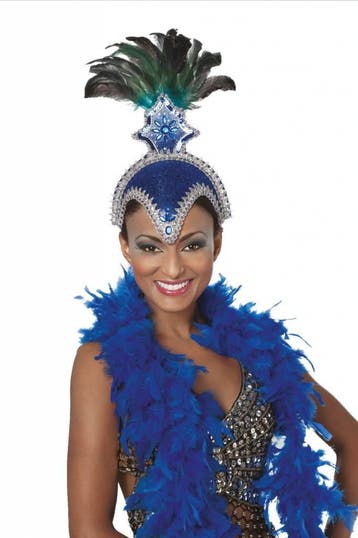 Samba hoofdtooi blauw, Kleding | Dames, Ophalen of Verzenden, Nieuw