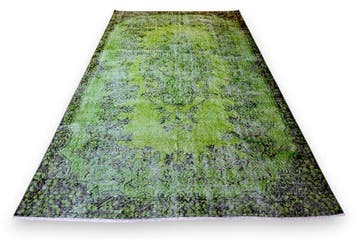 Groene vintage - Vloerkleed - 285 cm - 170 cm - met, Nieuw