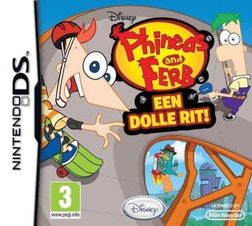Disney Phineas And Ferb - Een Dolle Rit! (DS) 3DS, 1 speler, Ophalen of Verzenden, Zo goed als nieuw, Vanaf 3 jaar