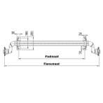 Torsie as AL-KO ongeremd 750KG – 100×4 – padmaat 1150 mm /, Ophalen of Verzenden, Nieuw